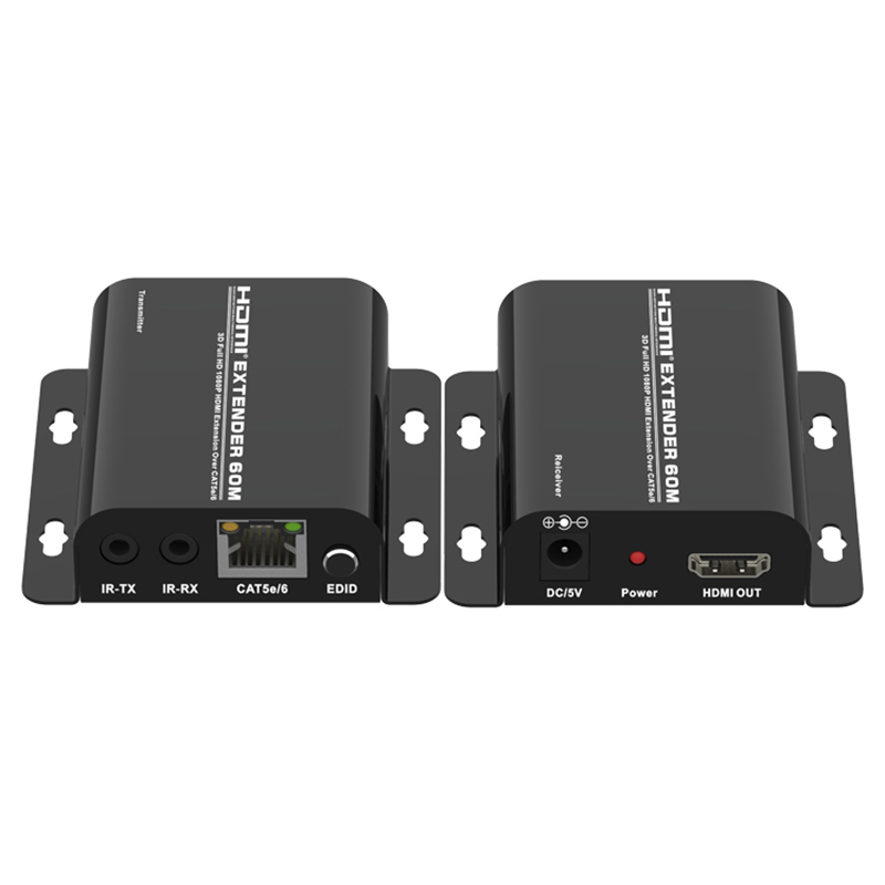 HDMI 60M Extender Over CAT5e/6 With Dual IR(3D Full HD 1080P)