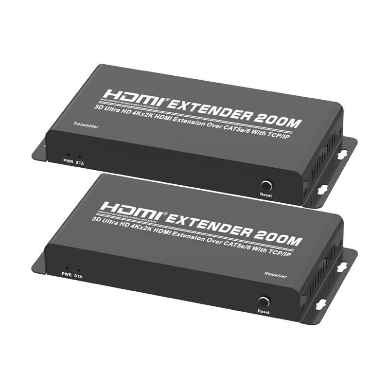 HDMI 4K Extender Over Single CAT5e/6 With TCP/IP（200M）