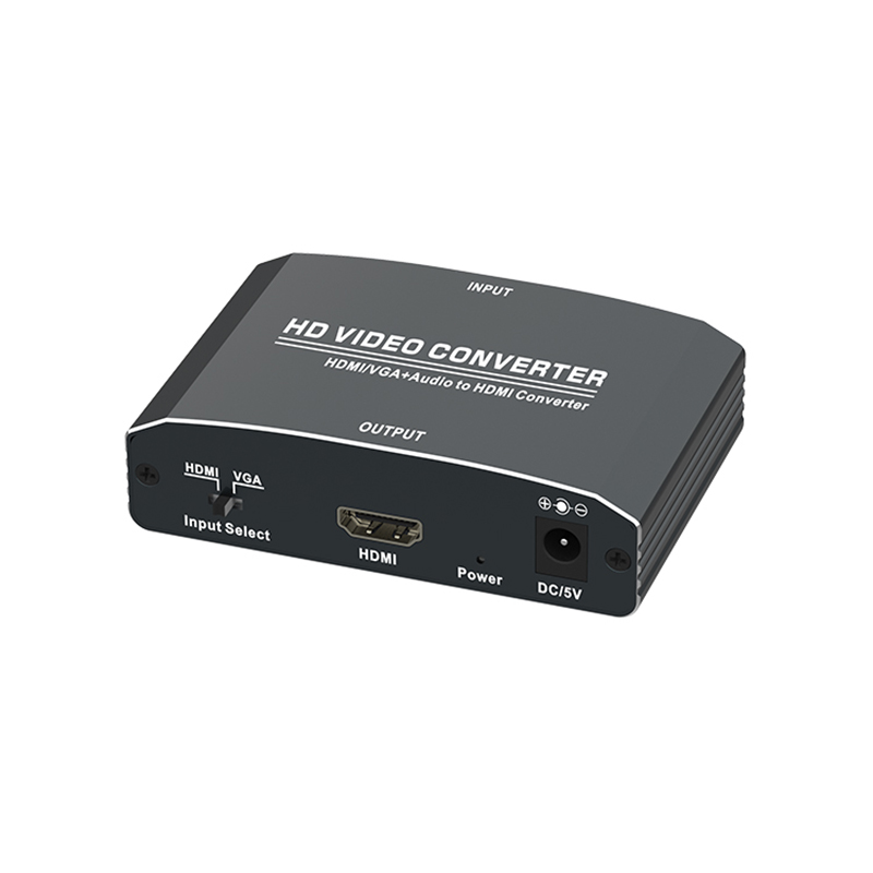 HDMI/VGA+Audio to HDMI Converter